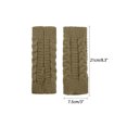 thumbnail image 2 of INSPIRE CHIC Women's Short Knitted Autumn Winter Fingerless Wrist Length Knit Gloves One Size Coffee Brown, 2 of 6