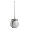 iDesign Forma Brizo Toilet Bowl Brush and Holder for Bathroom Storage - Brushed Stainless Steel