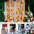 thumbnail image 6 of 98.4 Feet Christmas Tree Beads Garland Decoration, NOGIS Artificial Plastic Reflective Pearls Strands String Chain Beaded Roll (Green), 6 of 7