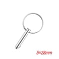 thumbnail image 3 of Mosiee 5*28Mm 316 Stainless Steel Ball Pin Safety Pin Spring Steel Ball Pin, 3 of 8