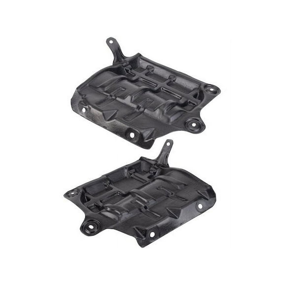 Engine Splash Shield Set 2 Piece Set - Compatible with 2013 - 2018 Nissan Altima Sedan 2014 2015 2016 2017
