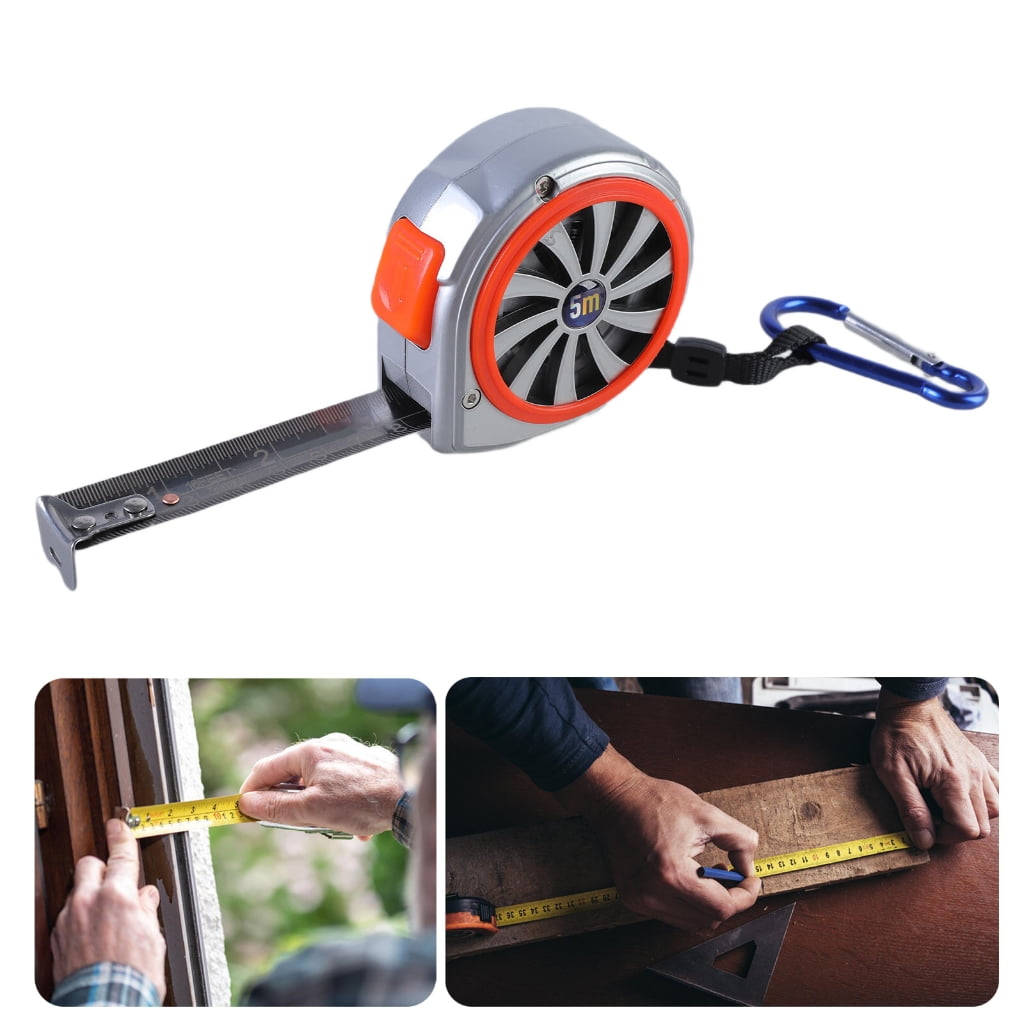 MOMOJIA Self Locking Tape Measure with Hand Strap Furniture Making Tape for Indoor Renovations & Furniture Making Project