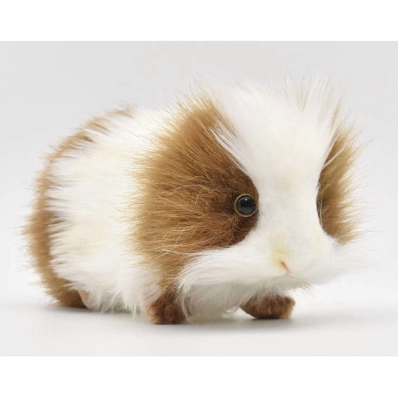 Hansa Brown and White Guinea Pig Plush Toy