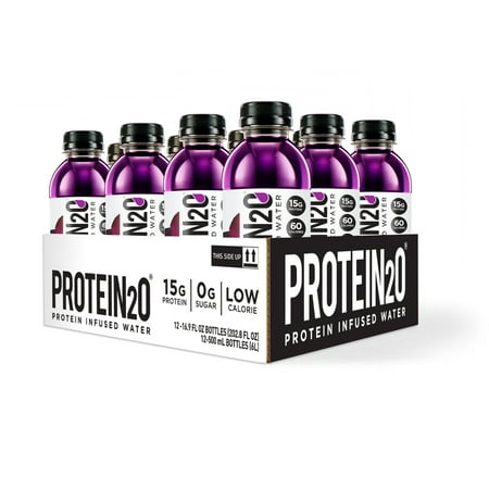 Protein2o Protein Infused Water, Harvest Grape, 15g Protein, 12