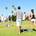 thumbnail image 2 of GoSports CornHole PRO Regulation Size Bean Bag Toss Game Set, Superior Aluminum Frame, Red and Blue Design, 2 of 6