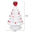 thumbnail image 3 of Ceramic Tree with Heart Tabletop Tree Tabletop Valentine LED Tree Vintage  Battery Operated, 3 of 6