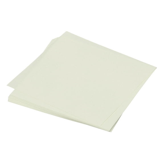 25 Sheet Origami Paper Double Sided Creamy-White 10x10 Inch Square Sheet for Art Craft Project