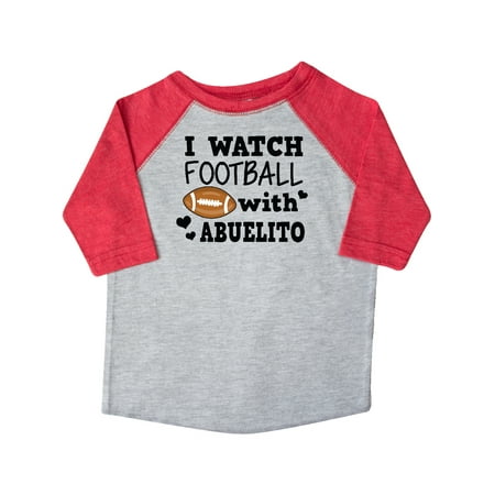 

Inktastic I Watch Football with My Abuelito Gift Toddler Boy or Toddler Girl T-Shirt