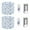 White, variant on HESHENG 2Pack 50 LED Copper Wire String Lights USB String Lights with Remote 8 Modes Lights Watertight Remote Control Timer, Cool White