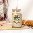 thumbnail image 3 of Best Maine Coon Dad Proud Beer Lover Happy Oktoberfest 16oz Glass Cup Mug Cat Lover Kitten Owner Gifts Glass Can with Bamboo Lid and Straw - 02016, 3 of 5
