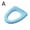 Nordic blue, variant on Toilet Seat Nordic Style Thickened Toilet Seat Toilet Seat Cover Universal Washable Toilet Seat Toilet Seat Toilet Seat Cover