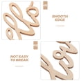thumbnail image 6 of Supvox 40Pcs Rustic Wooden Hello and Love Ornaments for Valentine Day Tabletop Decoration, 6 of 6