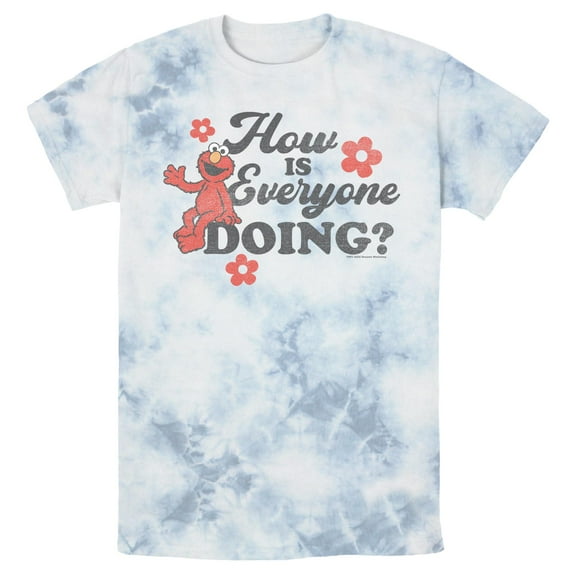 Men's Sesame Street Elmo How Is Everyone Doing? Graphic T-Shirt