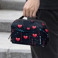 thumbnail image 2 of Valentine's Day Waterproof Oxford Cloth Hard Drive Case Organizer for Electronic Gadgets - Charger Case, Travel Organizer, Cord Organizer Travel Small, Appliance Cord Organizer - 5.9x9.44x3.14 in, 2 of 6