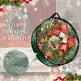 thumbnail image 4 of EcoSummer 6-Pack Christmas Wreath Storage Bags, 30x30x7.8 Inch Heavy-Duty Clear Storage Containers with Reinforced Handles, Zippered Holiday Decor Box for Door Wreaths, Garlands, Seasonal Ornaments, 4 of 8