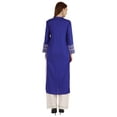 thumbnail image 4 of Phagun Long Party Wear Kurta For Women Embroidered Designer Kurti Ethnic wear Rayon Kurta, 4 of 6