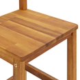 thumbnail image 2 of vidaXL Bar Stools 8 pcs Solid Wood Acacia, 2 of 3