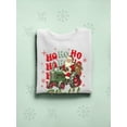 thumbnail image 3 of Festive Christmas Cows Icons Tee T-shirt Women's, 3 of 4