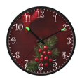 thumbnail image 2 of Voice Activated Clock with Glow Light 12 Inch Large Silent Wall Clock Battery Operated for Home Decor Small Round Christmas Ornaments, 2 of 8