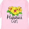 thumbnail image 4 of Inktastic Hawaii Girl Hibiscus Flowers Girls Long Sleeve Toddler T-Shirt, 4 of 5