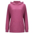 thumbnail image 3 of WEAIXIMIUNG Sweat-Shirt pour Mariée Pull à Capuche Ample à Manches Longues Couleur Unie Décontracté pour Femmes, 3 of 7