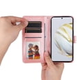 thumbnail image 4 of Funda tipo cartera GANGXUN para Huawei Nova 10 SE , diseño girasol, cuero PU, soporte, cierre magnético, tarjetero, 4 of 5