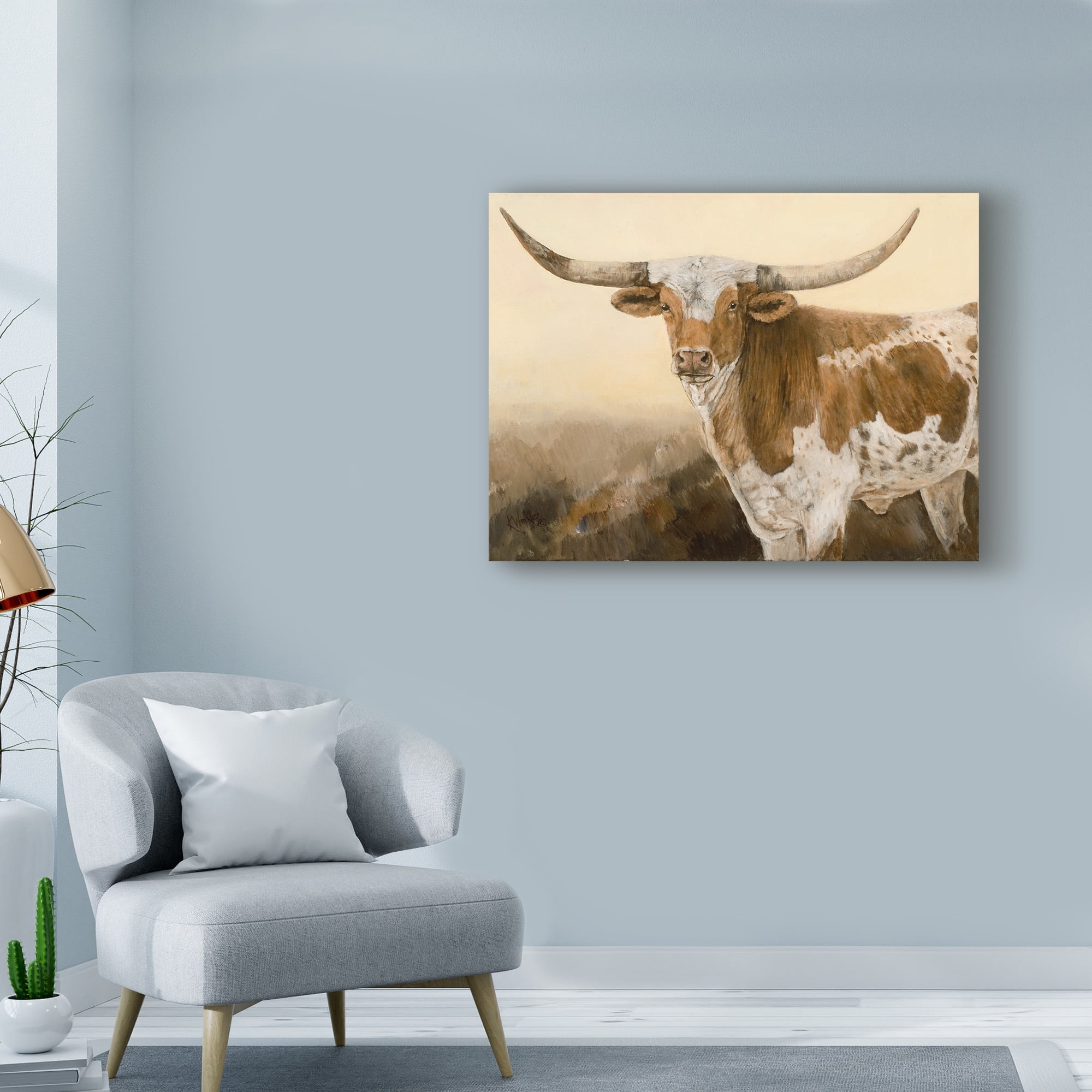 Trademark Fine Art 'Long Ago and Far Away' Canvas Art by Kathy Winkler