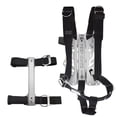 thumbnail image 1 of Ajuste de acero inoxidable ajustable Aluminio Salto de buceo profundo Set de placa posterior de neopreno conjuntos de espinilla conjuntos de backplane de snorkels Gadgets Plata Eigraketly OD002497-03B, 1 of 5