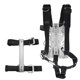 thumbnail image 1 of Sonducket Juego de placa trasera de buceo profundo de aluminio con hebilla de acero inoxidable ajustable, acabado de grano de neopreno, juegos de placa Deportes acuáticos Plata Sonducket OD002497-03B, 1 of 5