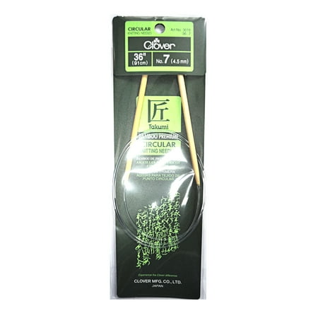 Clover Takumi Bamboo 36 Inch Circular Knitting Needle Size ...