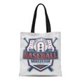 thumbnail image 1 of ASHLEIGH Canvas Tote Bag Team Vintage Graphic Grange Stamp Baseball Emblem Creative Sports Durable Reusable Shopping Shoulder Grocery Bag, 1 of 1