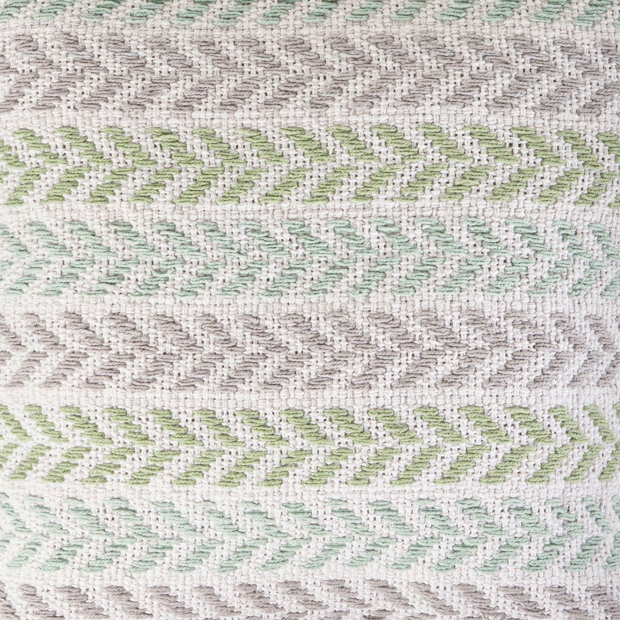 Harlow Hill Ariya Green/Purple Chevron Cotton Adult Decorative Throw Pillow, 18" x 18"