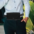 thumbnail image 5 of REACHISE PU Black Mini Belt Phone Bag Envelope Waist Pack for Women Small Belt Phone Purse, 5 of 8