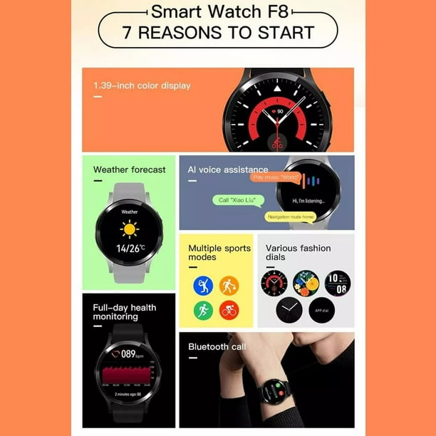 Smartwatch f8 opiniones sale