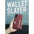 thumbnail image 2 of Smartish iPhone XR Wallet Case - Wallet Slayer Vol. 2 [Slim Protective Kickstand] Credit Card Holder for Apple iPhone 10R (Silk) - Red Rover Red Rover, 2 of 6