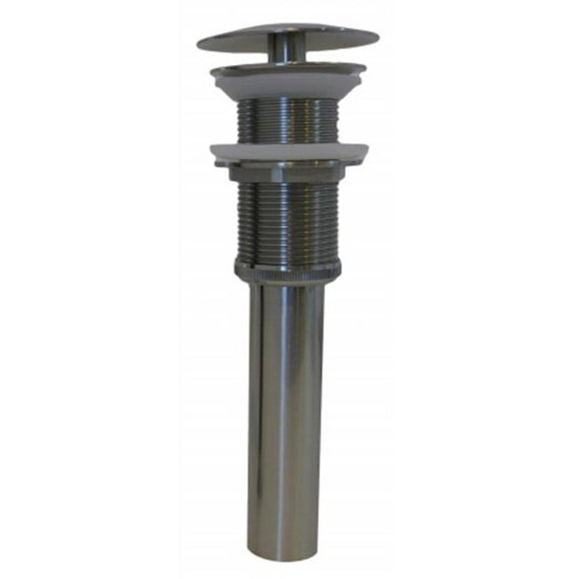 Novatto UPD-BN Brushed Nickel Umbrella Drain- Less Overflow