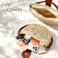 thumbnail image 3 of PRIYAL Straw Bag Beach Purse Summer Purses for Women Vacation Handbags Woven Crossbody Bags Straw Shoulder Bag, 3 of 7