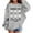 Grey, variant on CAIXIA Cute Sweatshirts Girls Round Neck Soft Kids Shirts Long Sleeve Printed Pullover Workout Tops Back To School Preppy Cute Clothes