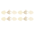 thumbnail image 2 of 4Pair Leather Sew-On Toggles with Resin Button Closures Sewing Accessories Beige, 2 of 8