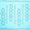 thumbnail image 1 of Ahgly Company Indoor Square Solid Light Blue Modern Area Rugs, 3' Square, 1 of 4