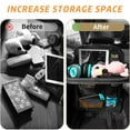 thumbnail image 4 of Xueyu Car Backseat Organizer with Table Tray, Multiple Storage Pockets Backseat Car Organizer with Tablet Holder, Foldable Tray with Spacious Pockets for Effortless Organization, 2 Pack, 4 of 7