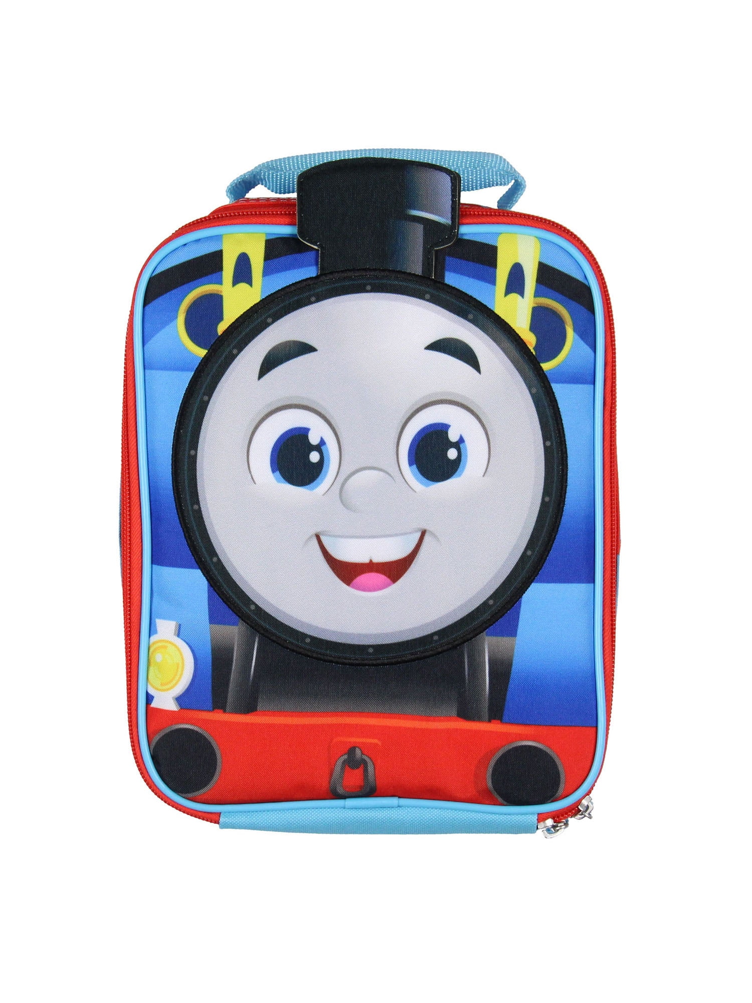 Thomas The Train Kids Lunch Box 3D Engine Insulated Lunch Bag Tote For Hot And Cold Food, Drinks, And Snacks 10"