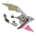 thumbnail image 4 of Maytalsory Double Fold Angle Binder Industrial Sewing Attachment Machine Binding Silver 34mm, 4 of 6