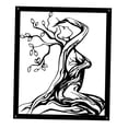 thumbnail image 3 of Pintura decorativa de arte de pared de hierro negro, estética , forma de personaje femenino, decoración de pared de metal para entrada, 3 of 9