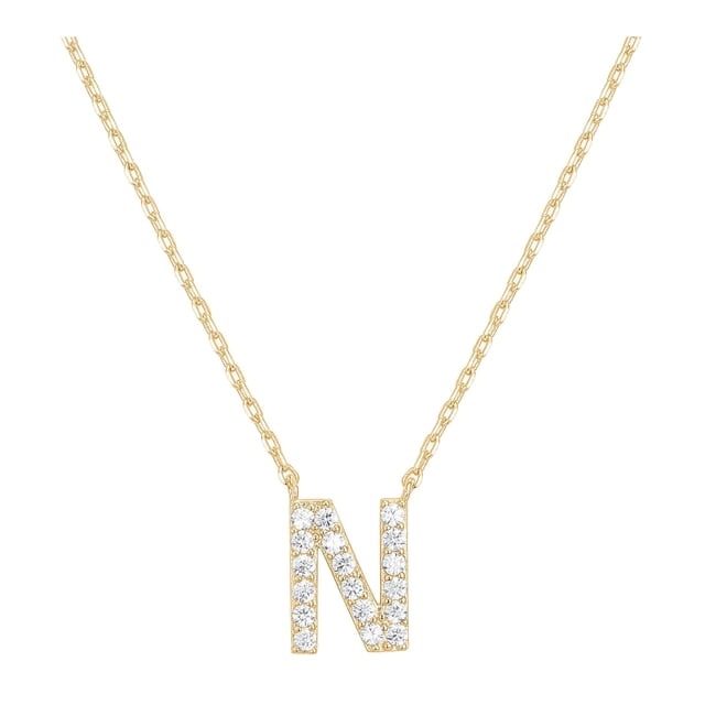 SIfdSeng Exquisite Diamond Set 26 English Letter Necklace Versatile Collar Chain Necklace Suitable for Various Occasions