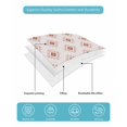 thumbnail image 5 of White Boho Geometric Twin XL Size Down Alternative Comforter,Lightweight Comforter Quilt Bedding Set with Pillow Shams Modern Simple Aztec Ethnic Pattern Bed Comforter Duvet Insert 68"x98", 5 of 7