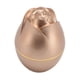 thumbnail image 5 of Caja De Anillo En Forma De Rosa, Caja De Anillo De Rosa De Flor Abierta Magnética De Color Champán De Regalo Suave Para Exhibición De Joyería, 5 of 7