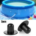 thumbnail image 7 of Swimming Pool Wall Valve Plugs Black Filter Pump Hole Plug Stopper for 2 Pcs, 7 of 7