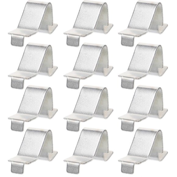 12pcs Cabinet Shelf Clips Metal File Cabinet Shelf Clips Heavy Duty Shelving Supports