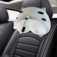 thumbnail image 5 of Cute Butt-Shaped Car Headrest Pillow for Neck Support, Soft Polyester Neck Cushion – Funny Novelty Design, Reduces Driving Fatigue, Easy Slip-On Fit for Most Vehicle Headrests, 5 of 6